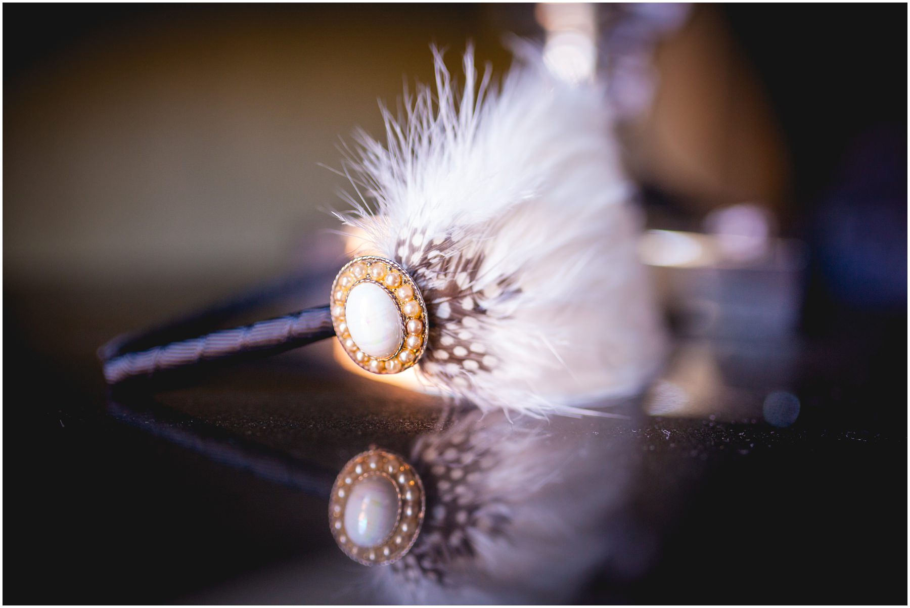 A hair accessory sat on a bedside table at the belle epoque