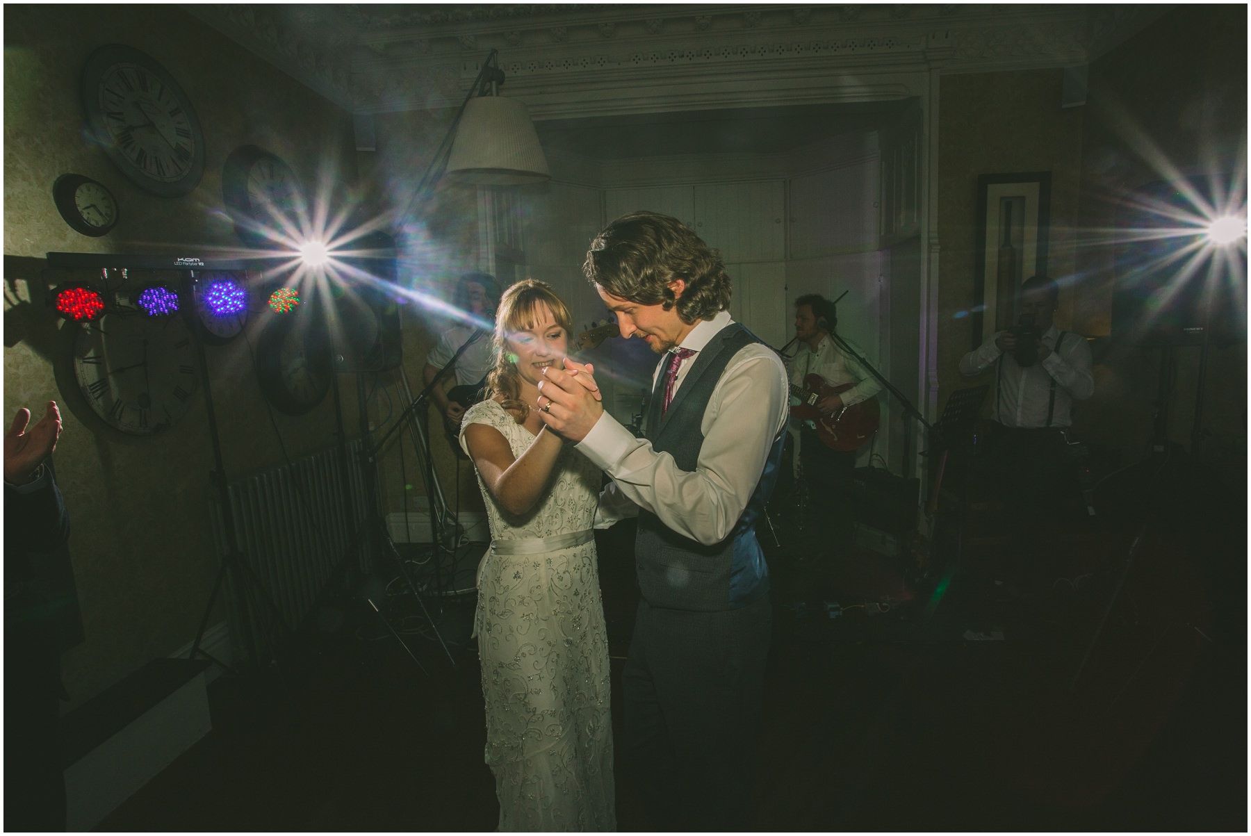 Bride and Groom enjoy a first dance at Didsbury House Hotel