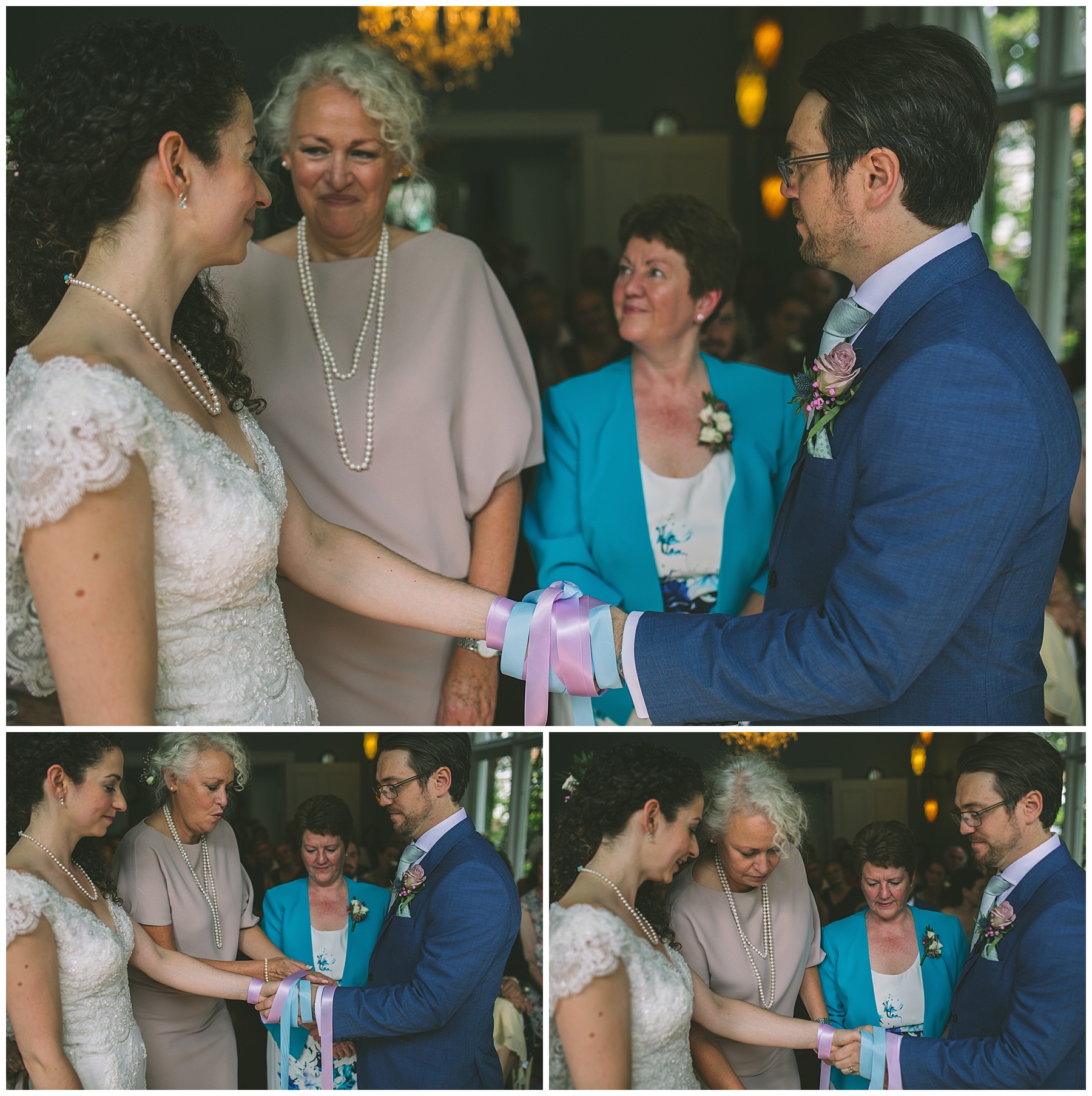 Traditional Hand fasting ceremony at didsbury house hotel 