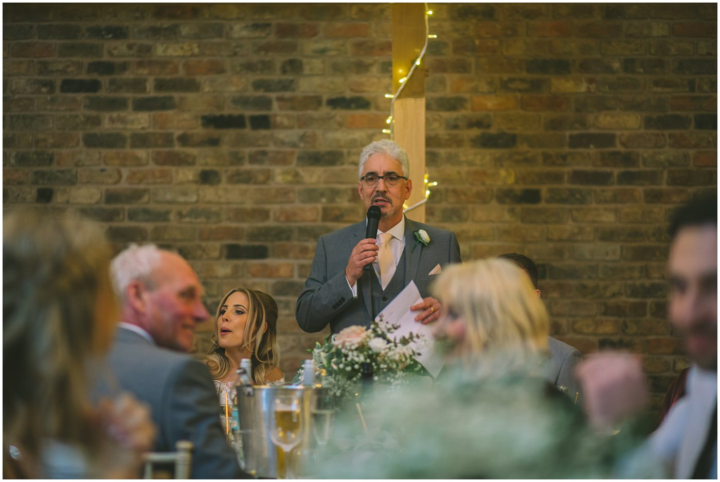 father of the brides speech at Pryors Hayes