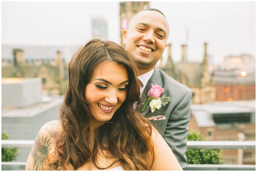 Married Couple on King Street Town House Rooftop