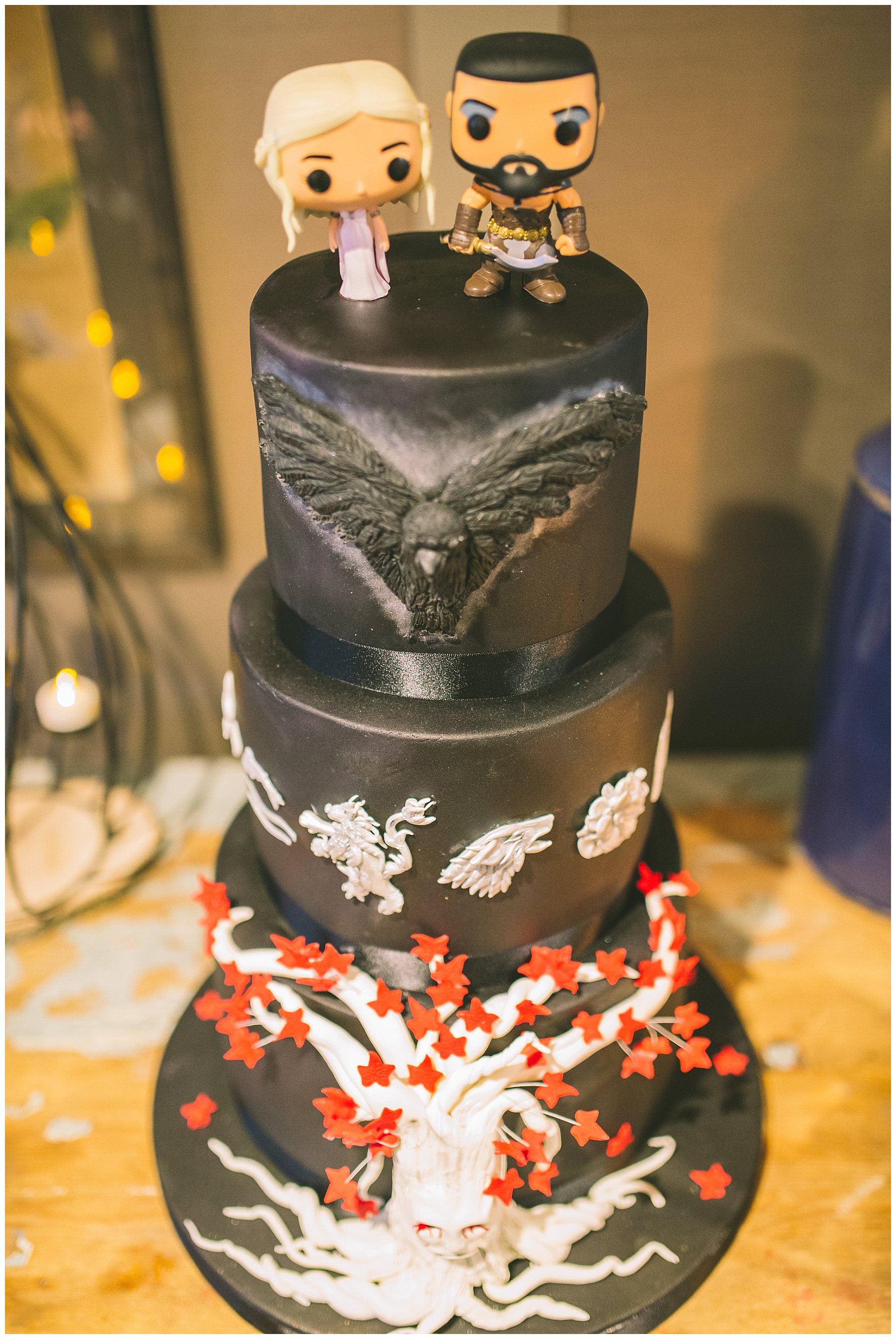 Black Wedding Cake Inspiration