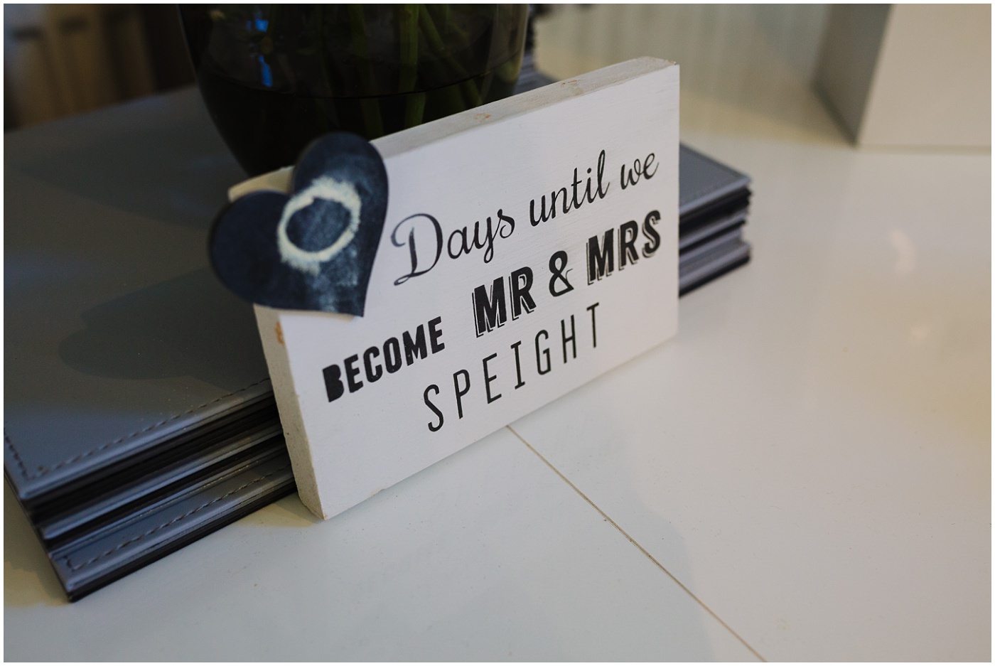 wedding countdown sign inspiration