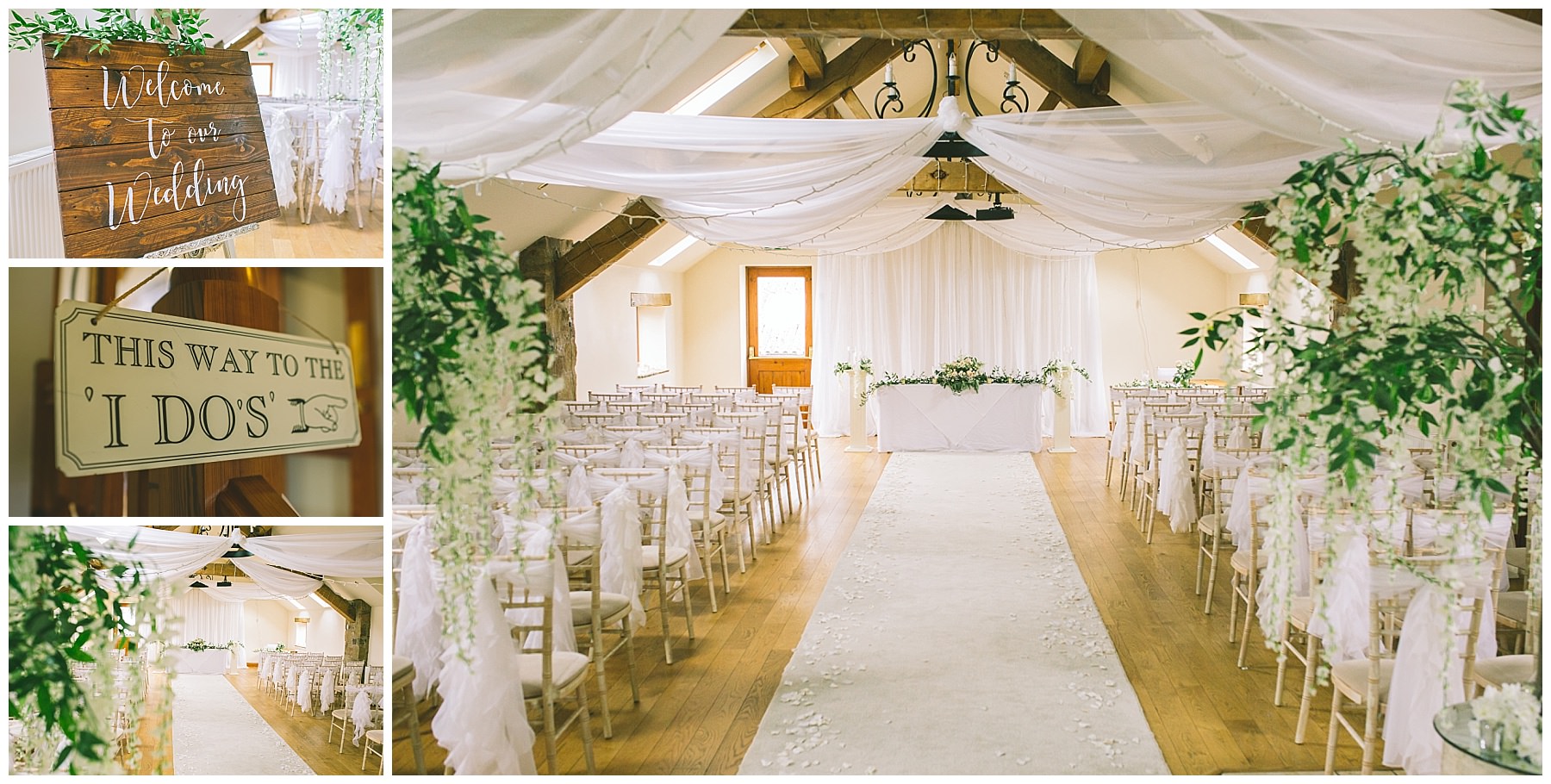 ceremony room and decor inspiration for beeston manor