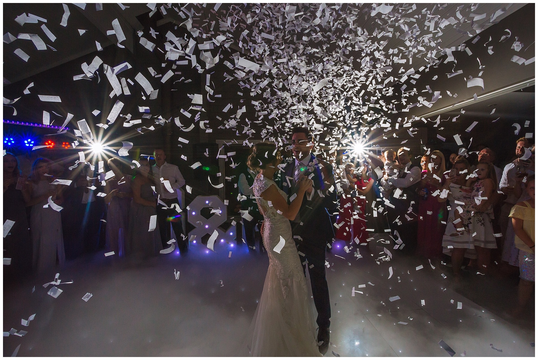 First dance confetti canons 