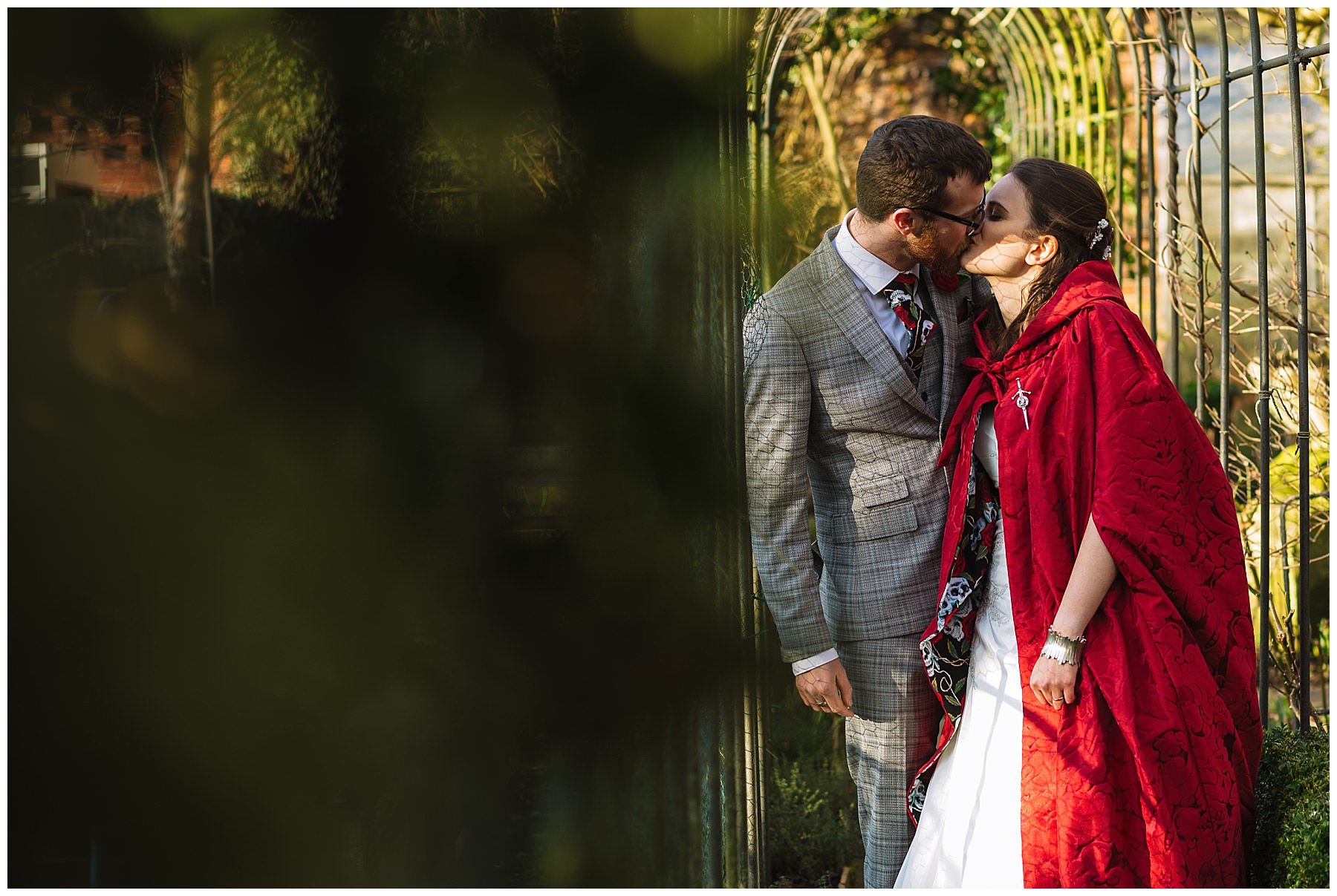 Winter wedding portraits at the hundred house hotel