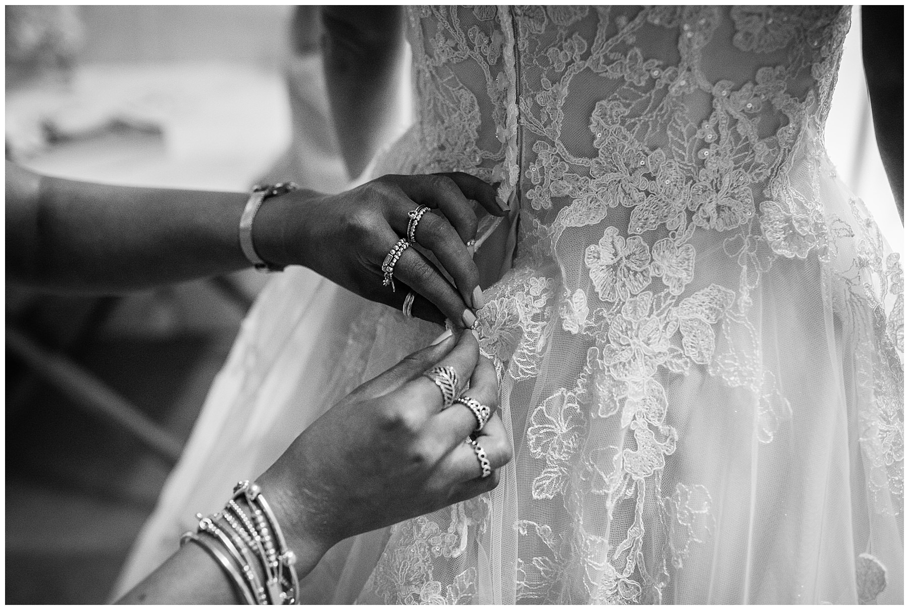 beautiful wedding dress details