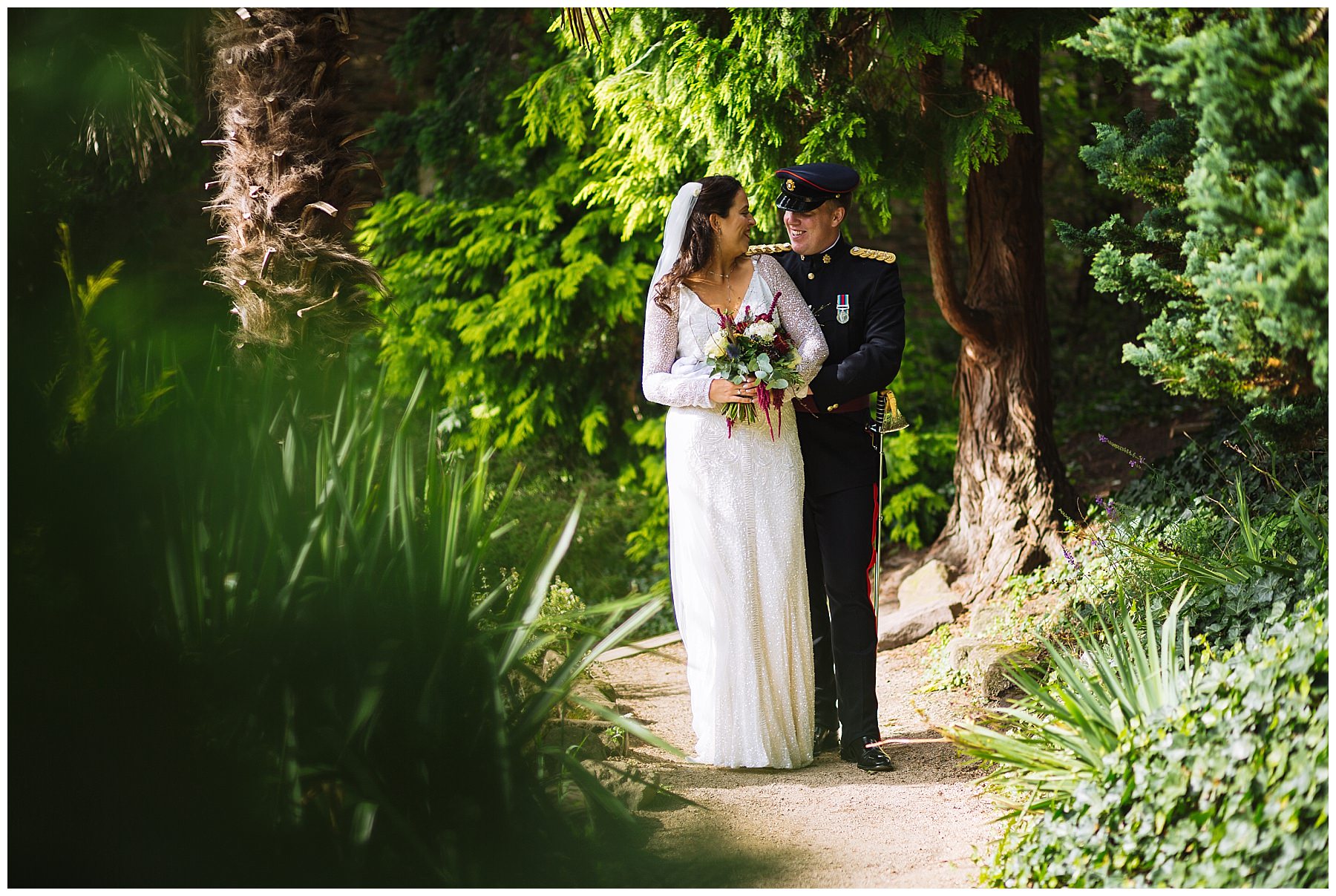 beautiful Didsbury Wedding Photography in Fletcher Moss Gardens